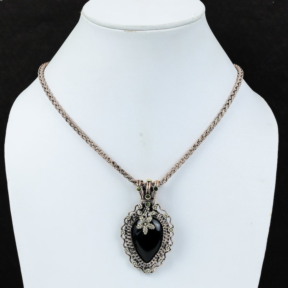 🔴SOLD🔴 Black Obsidian Necklace